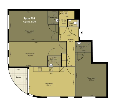 Appartement in Amsterdam