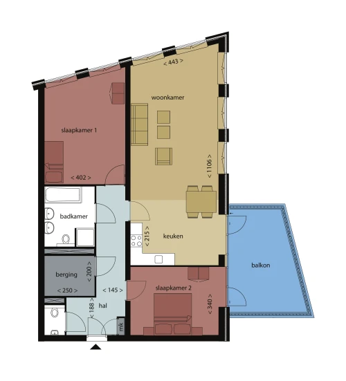 Appartement in Breda